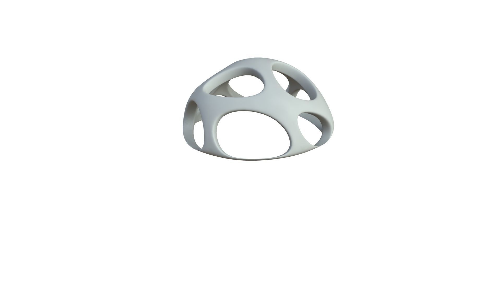 SciFi Cube Object No 51388 Low Poly Shape Low-poly 3D model_4