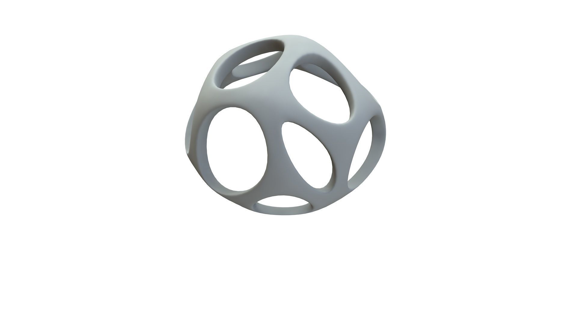 SciFi Cube Object No 51388 Low Poly Shape Low-poly 3D model_15