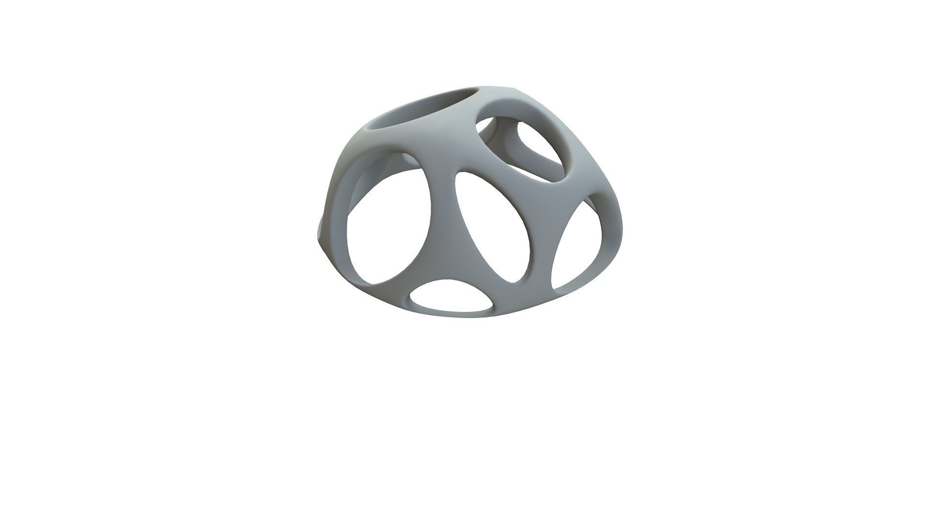 SciFi Cube Object No 51388 Low Poly Shape Low-poly 3D model_13