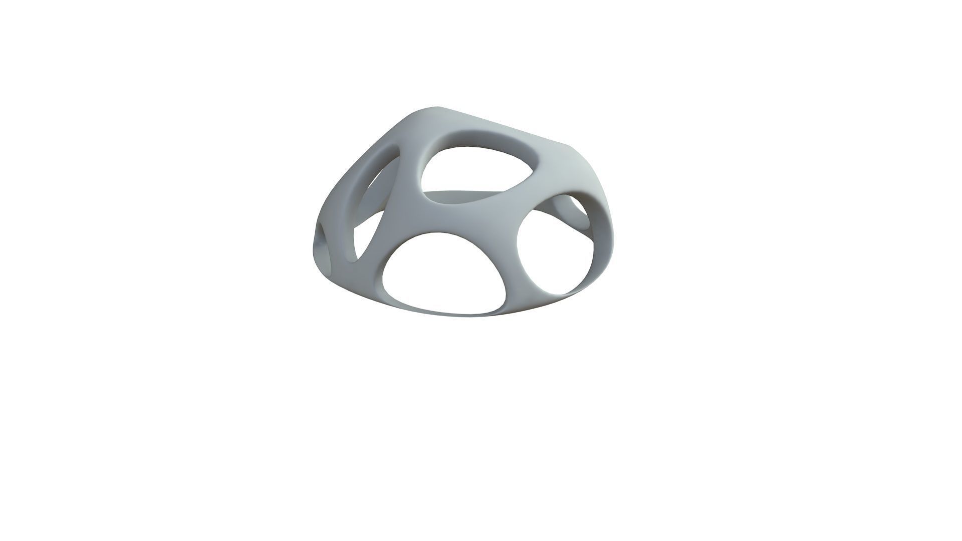 SciFi Cube Object No 51388 Low Poly Shape Low-poly 3D model_7