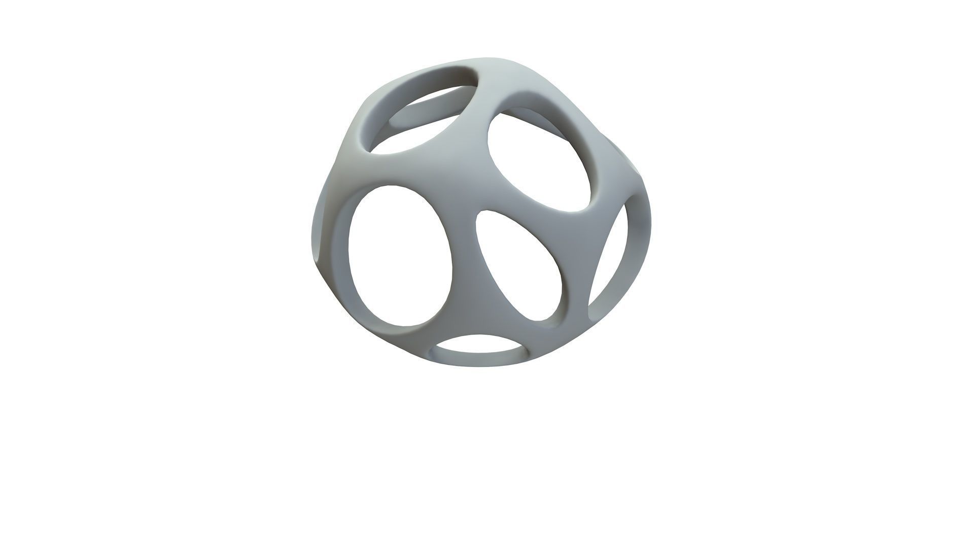 SciFi Cube Object No 51388 Low Poly Shape Low-poly 3D model_17