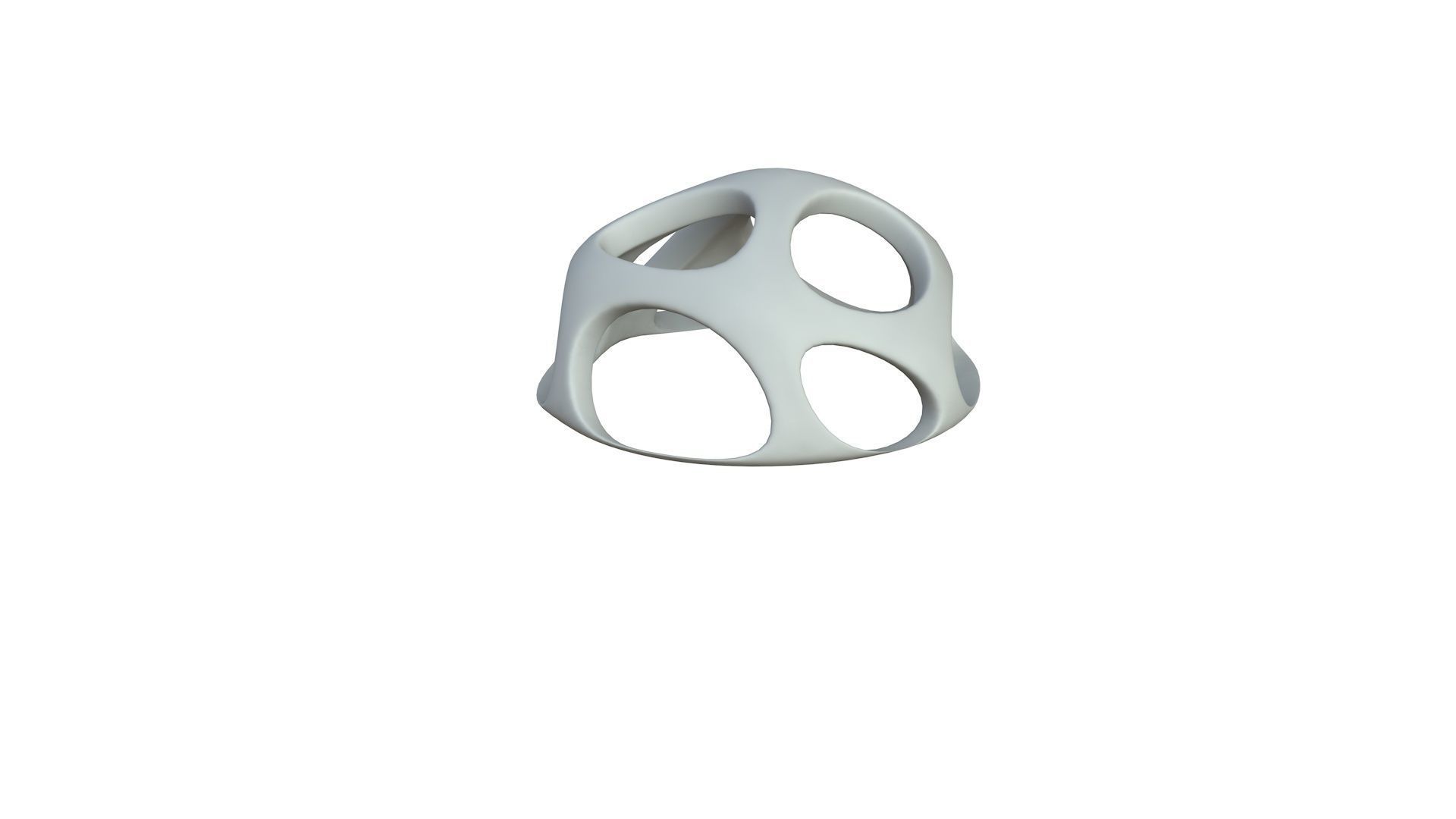 SciFi Cube Object No 51388 Low Poly Shape Low-poly 3D model_3