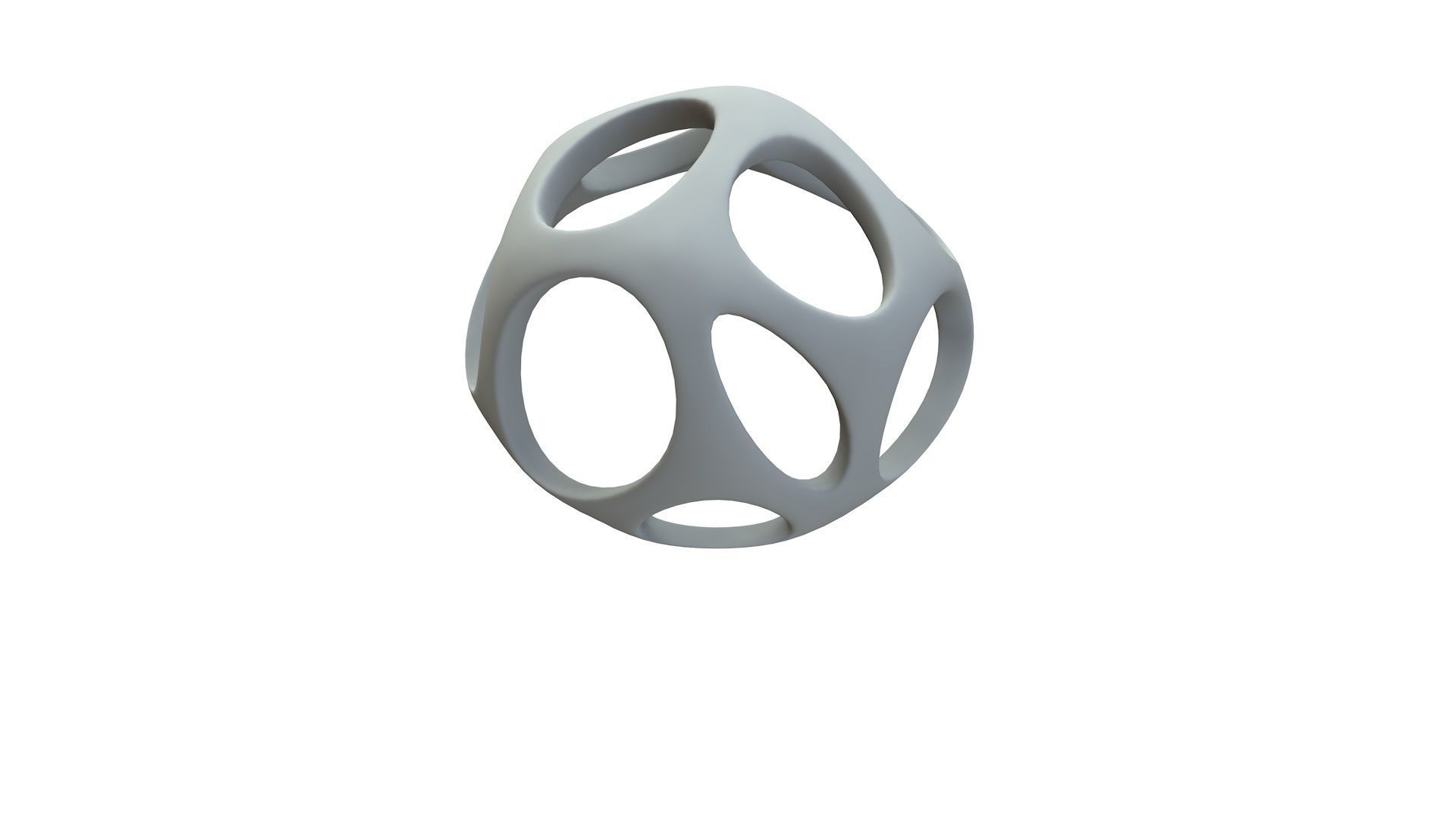 SciFi Cube Object No 51388 Low Poly Shape Low-poly 3D model_16