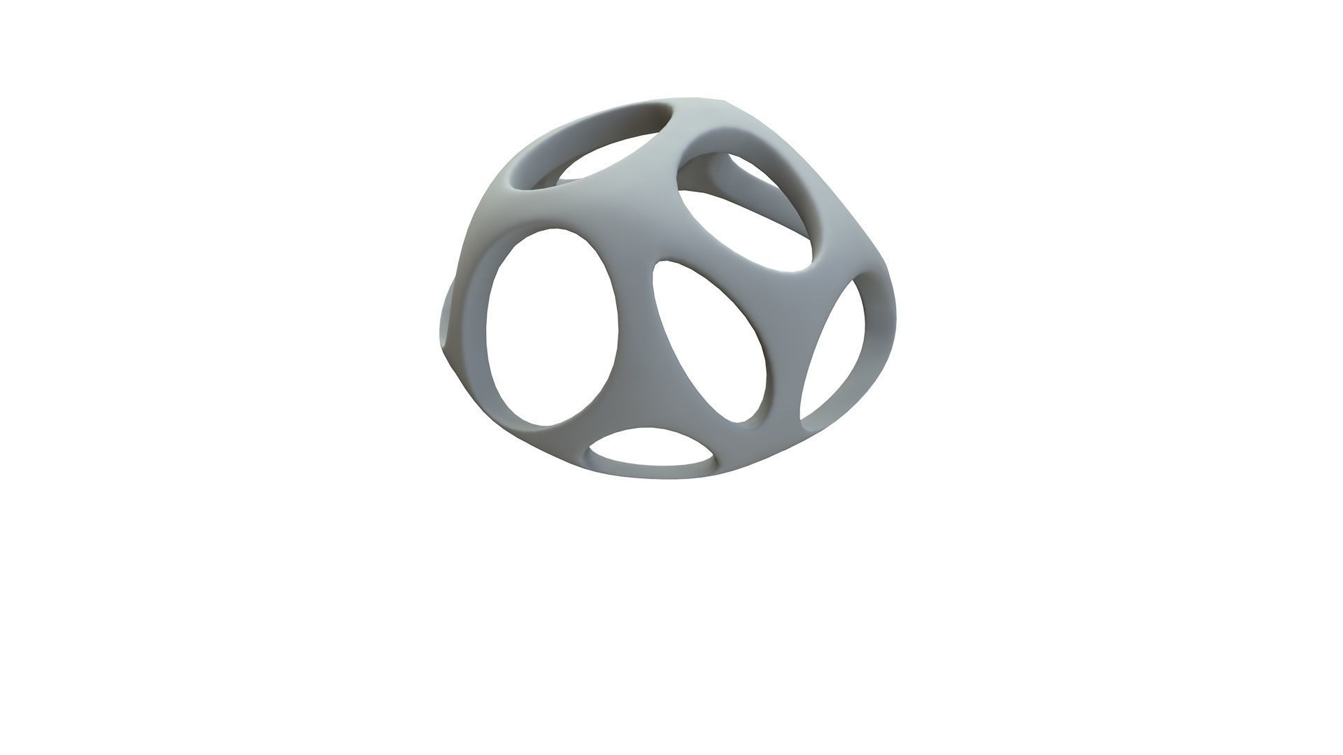 SciFi Cube Object No 51388 Low Poly Shape Low-poly 3D model_14