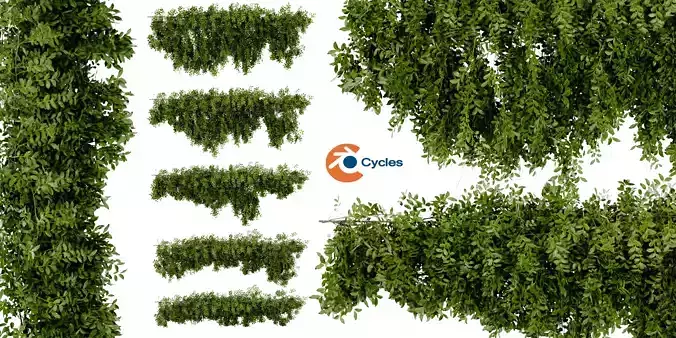 Collection plant vol 464 - blender model 