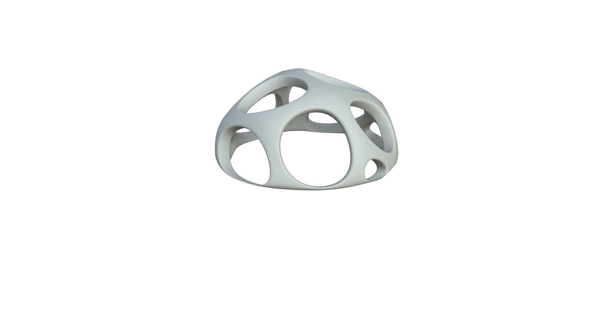 SciFi Cube Object No 51255 Low Poly Shape Low-poly 3D model_3