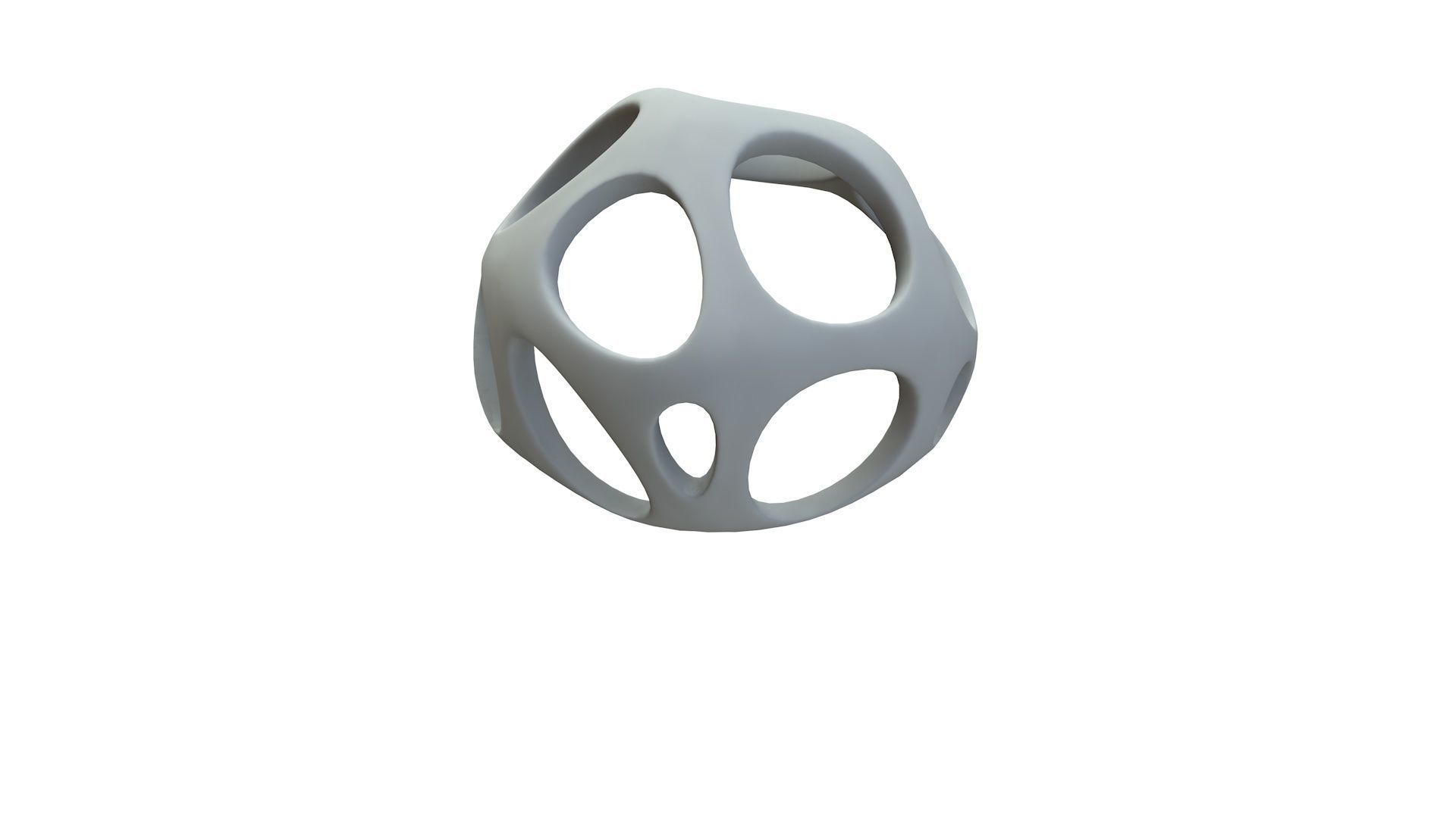 SciFi Cube Object No 51255 Low Poly Shape Low-poly 3D model_15