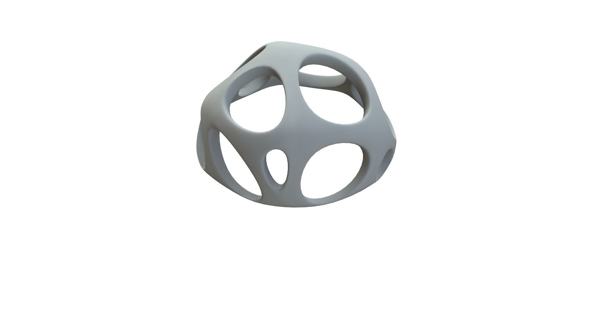 SciFi Cube Object No 51255 Low Poly Shape Low-poly 3D model_14