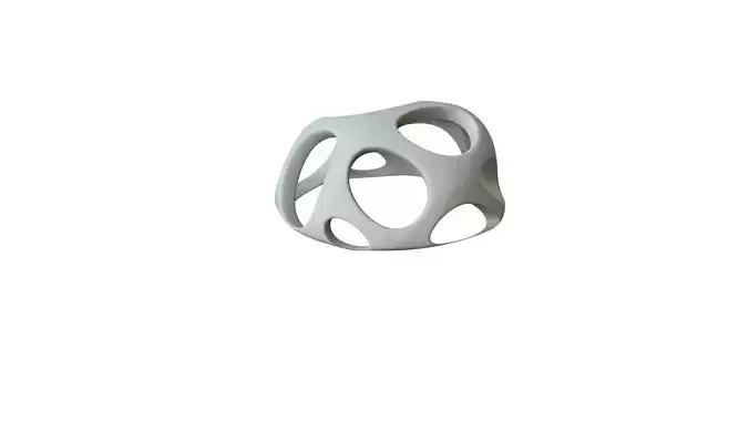 SciFi Cube Object No 51255 Low Poly Shape