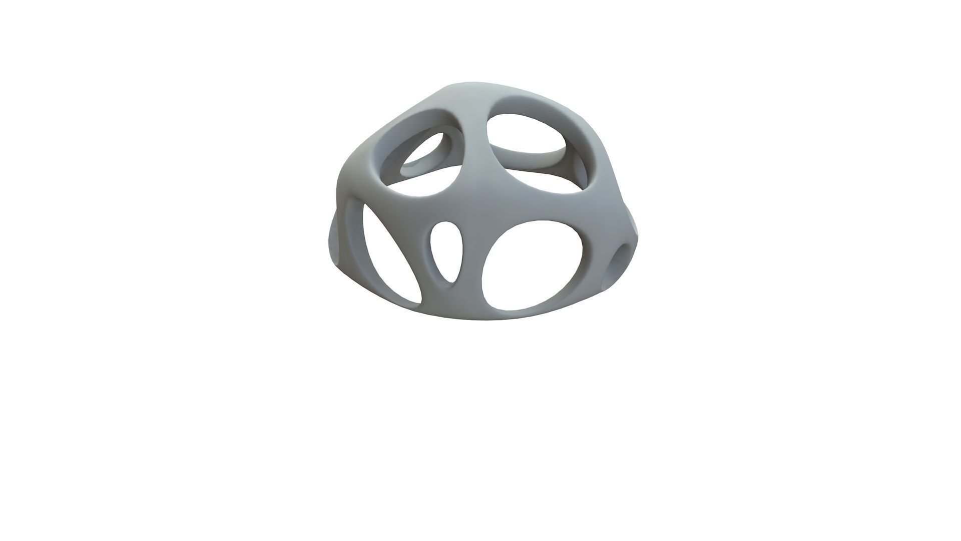 SciFi Cube Object No 51255 Low Poly Shape Low-poly 3D model_13