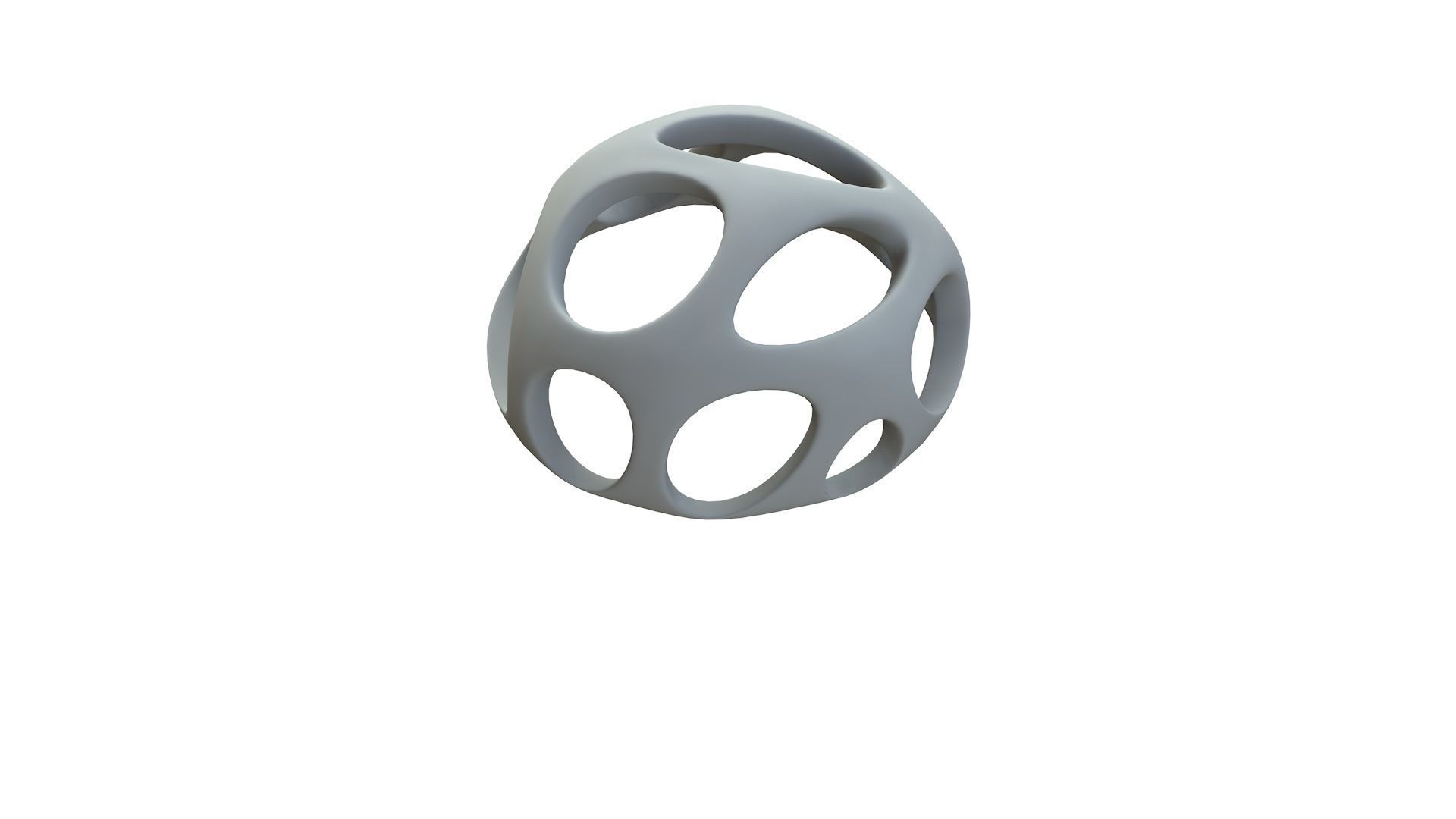 SciFi Cube Object No 51237 Low Poly Shape Low-poly 3D model_14