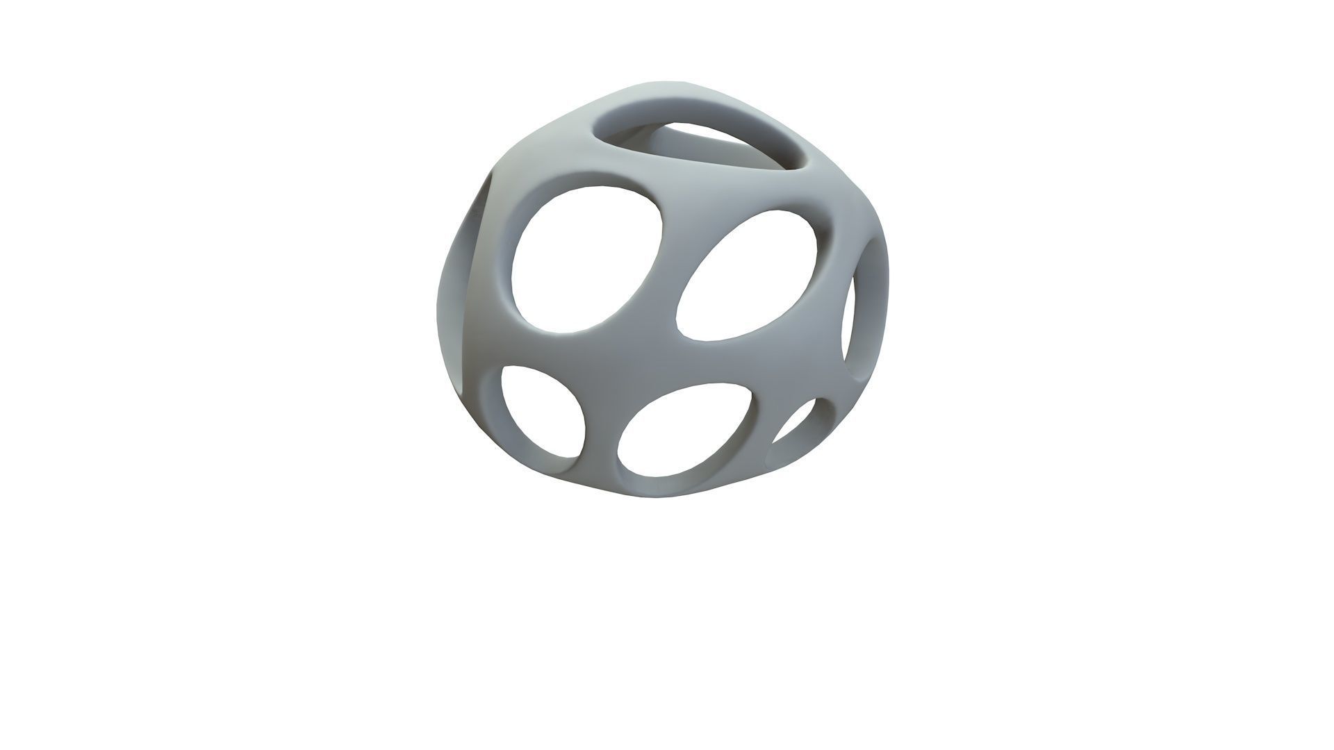 SciFi Cube Object No 51237 Low Poly Shape Low-poly 3D model_15