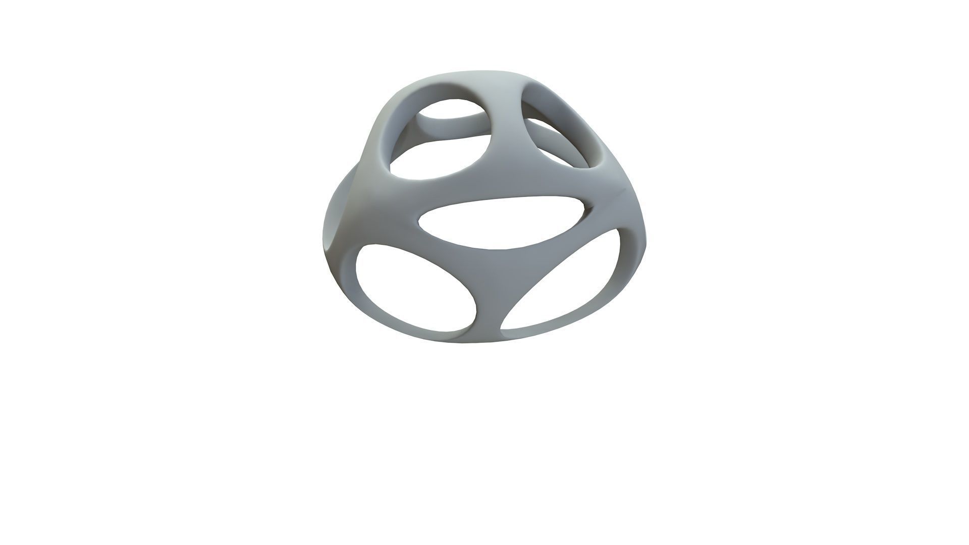 SciFi Cube Object No 51196 Low Poly Shape Low-poly 3D model_14