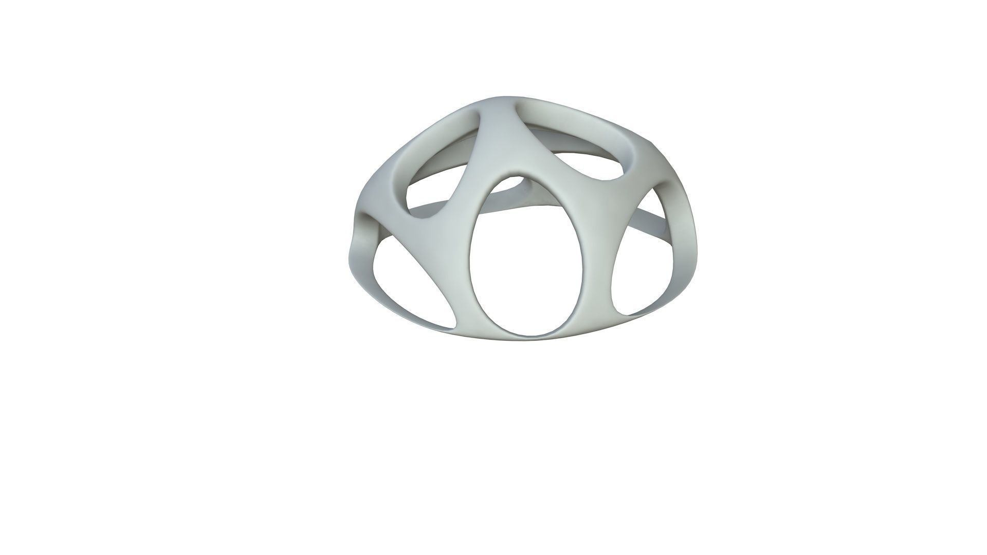 SciFi Cube Object No 51196 Low Poly Shape Low-poly 3D model_2