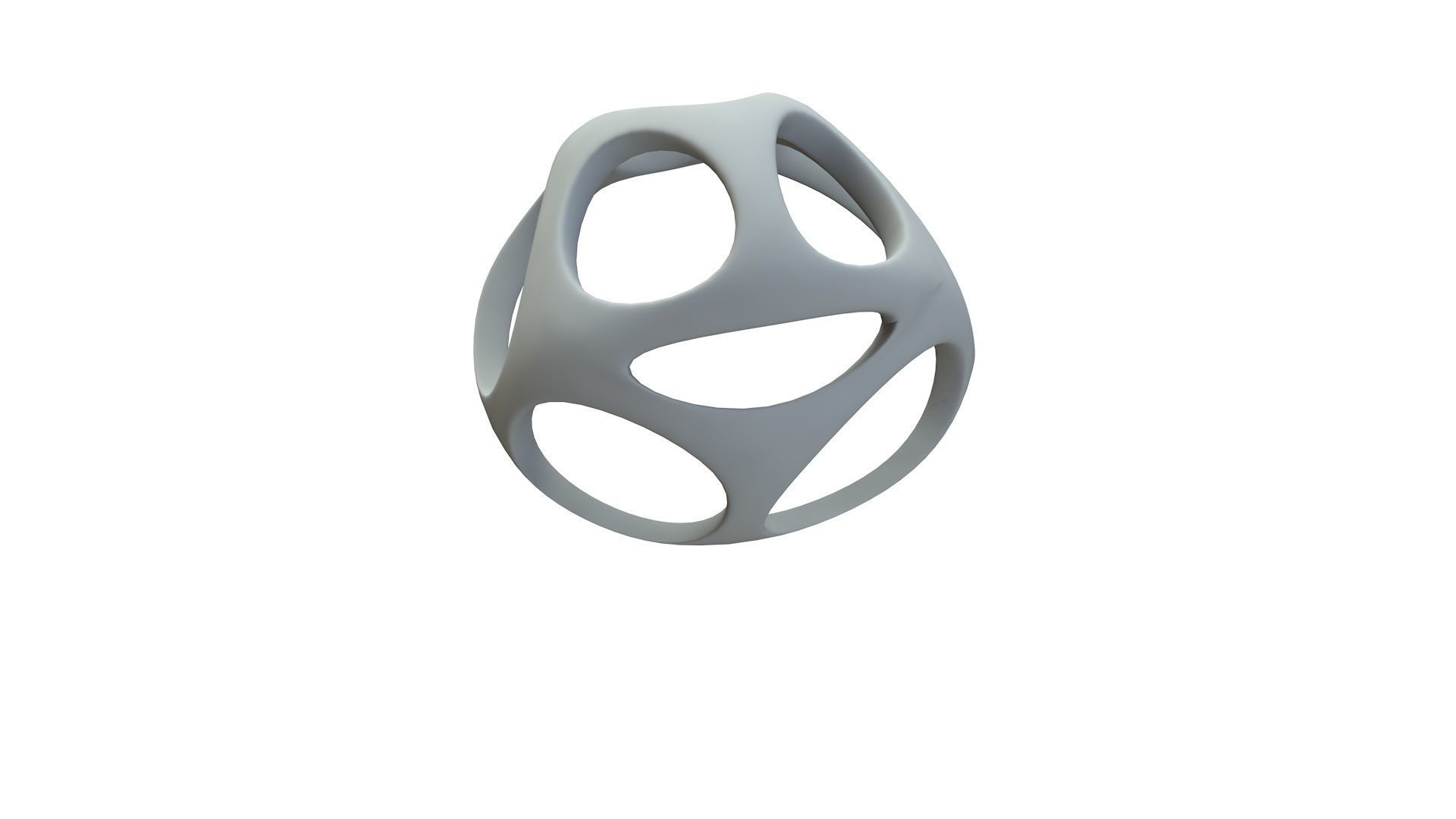 SciFi Cube Object No 51196 Low Poly Shape Low-poly 3D model_17