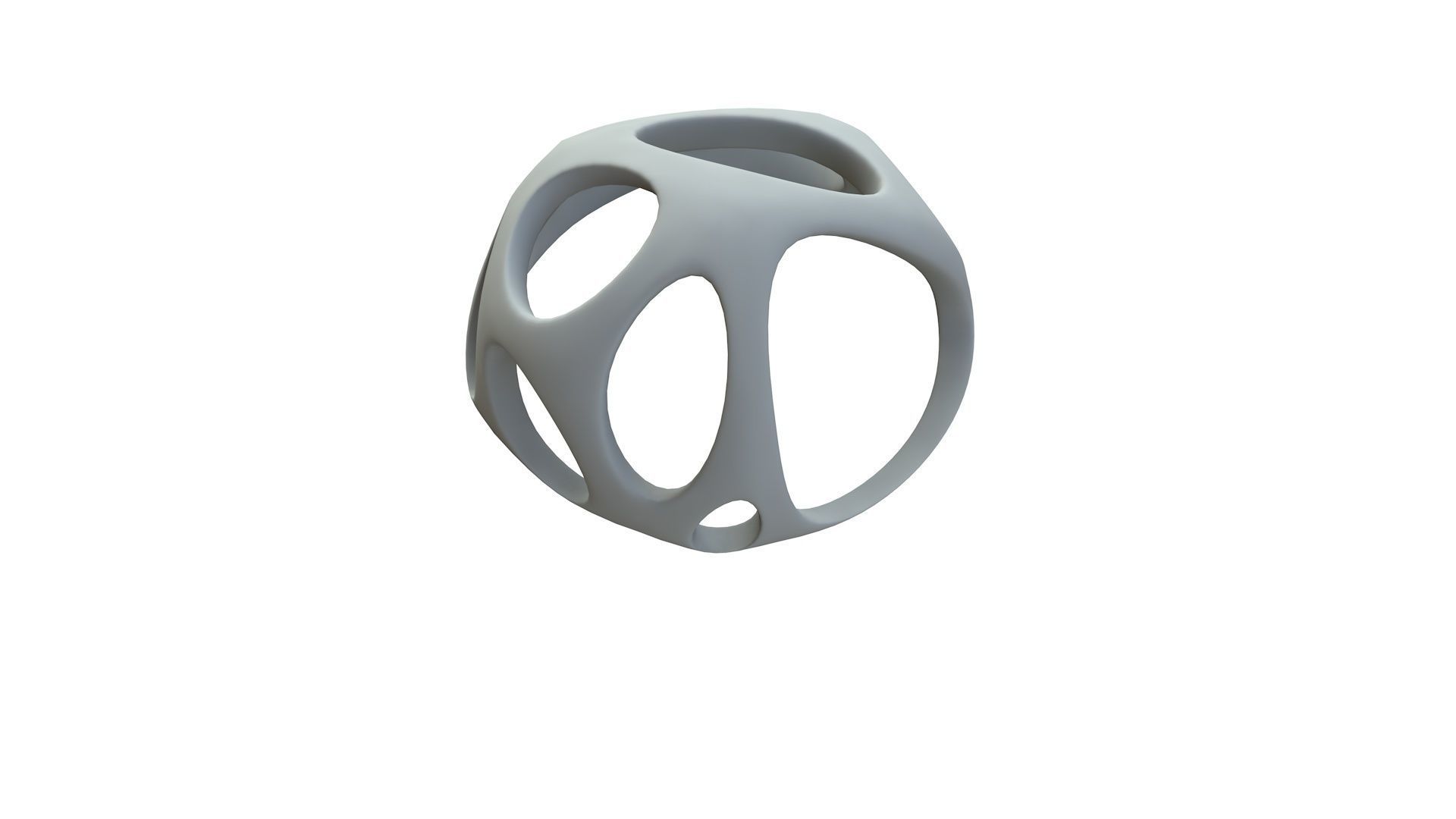 SciFi Cube Object No 49784 Low Poly Shape Low-poly 3D model_17