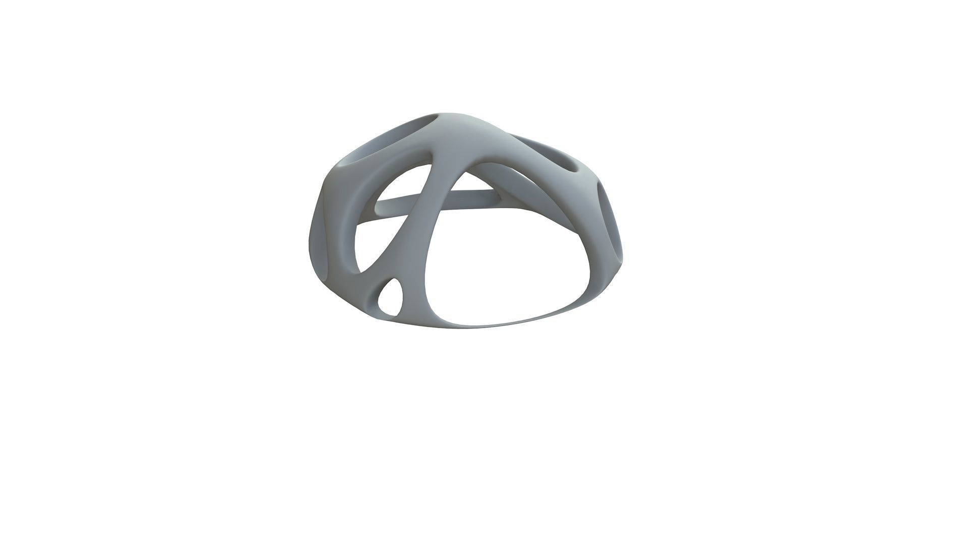 SciFi Cube Object No 49784 Low Poly Shape Low-poly 3D model_10