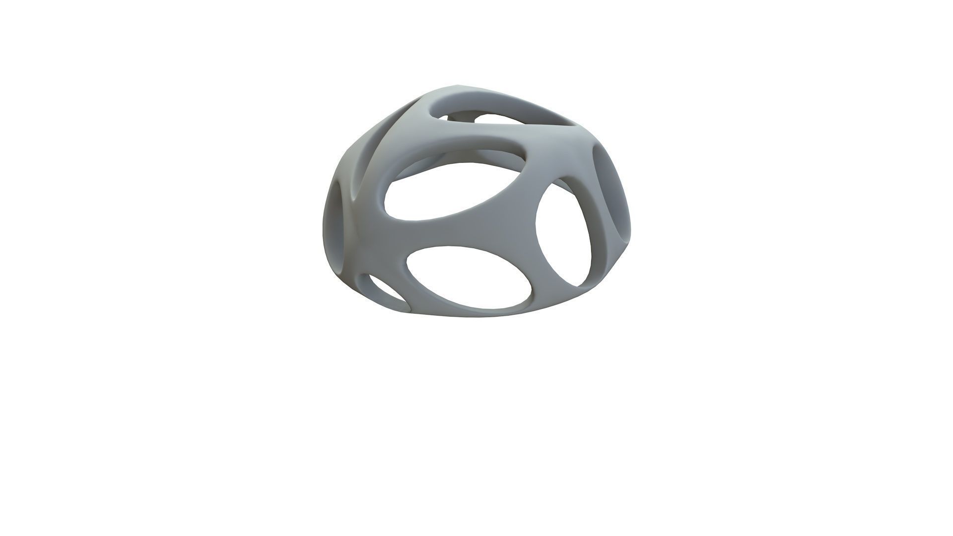 SciFi Cube Object No 49666 Low Poly Shape Low-poly 3D model_13