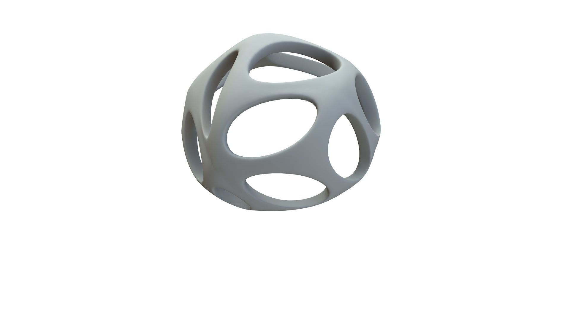 SciFi Cube Object No 49666 Low Poly Shape Low-poly 3D model_17