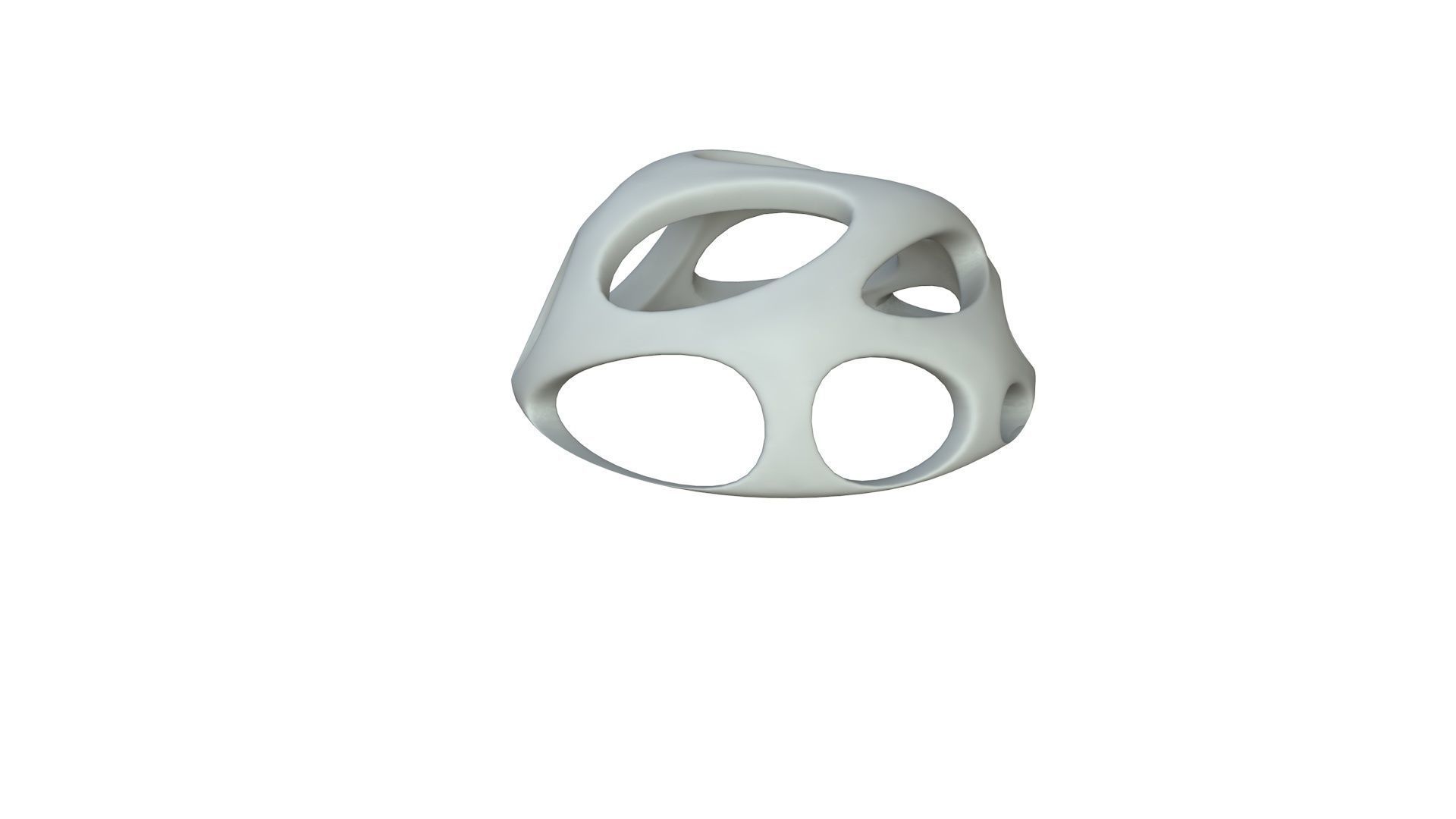 SciFi Cube Object No 49666 Low Poly Shape Low-poly 3D model_2