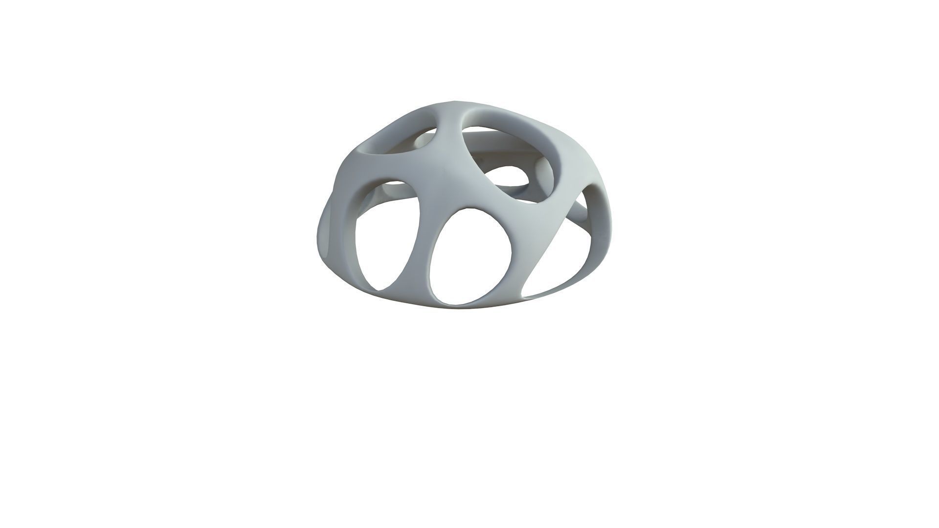 SciFi Cube Object No 49666 Low Poly Shape Low-poly 3D model_6