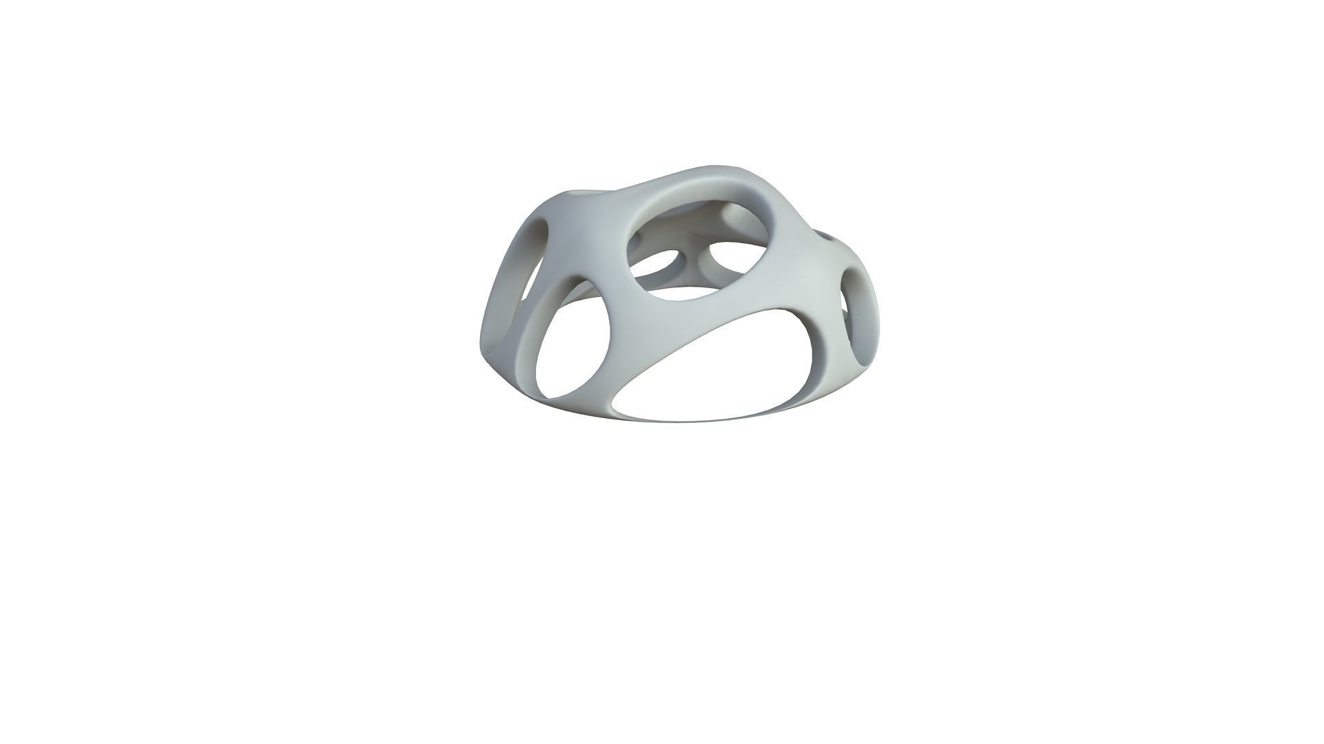 SciFi Cube Object No 49666 Low Poly Shape Low-poly 3D model_4