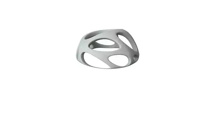 SciFi Cube Object No 49532 Low Poly Shape