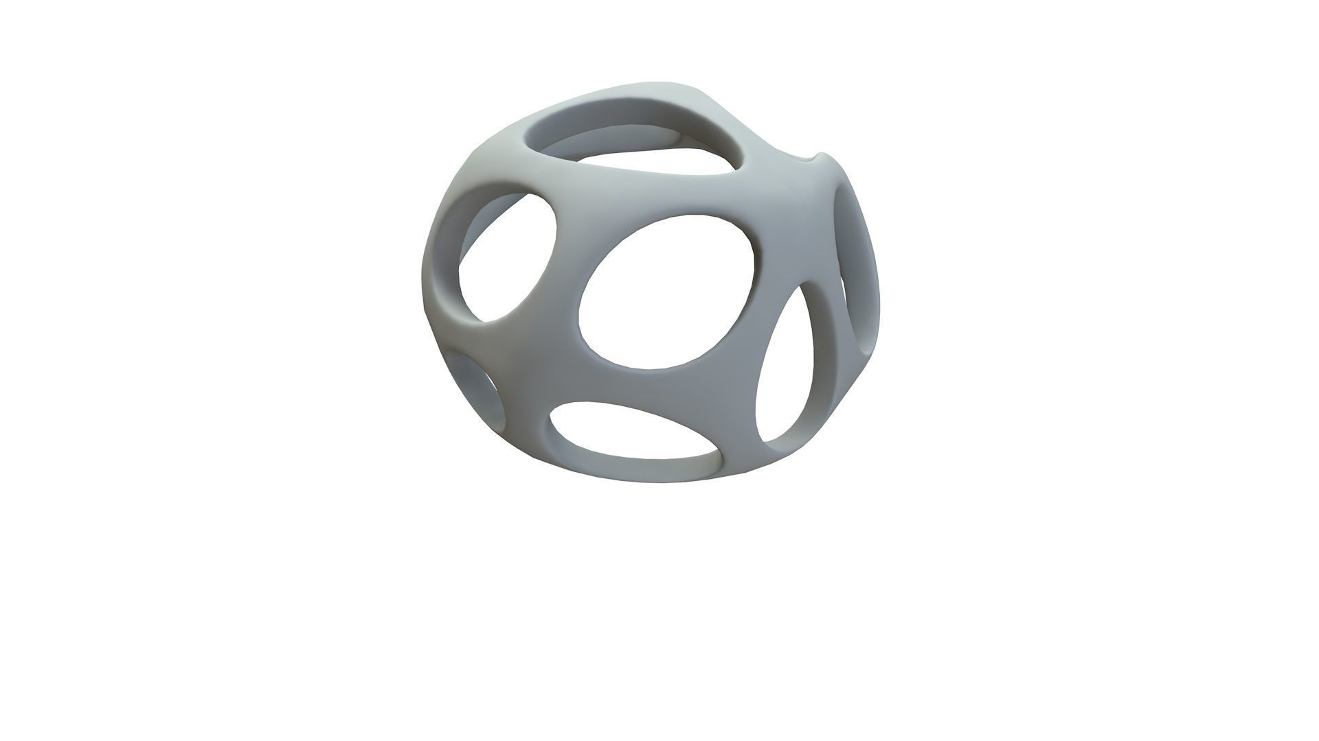 SciFi Cube Object No 49472 Low Poly Shape Low-poly 3D model_16