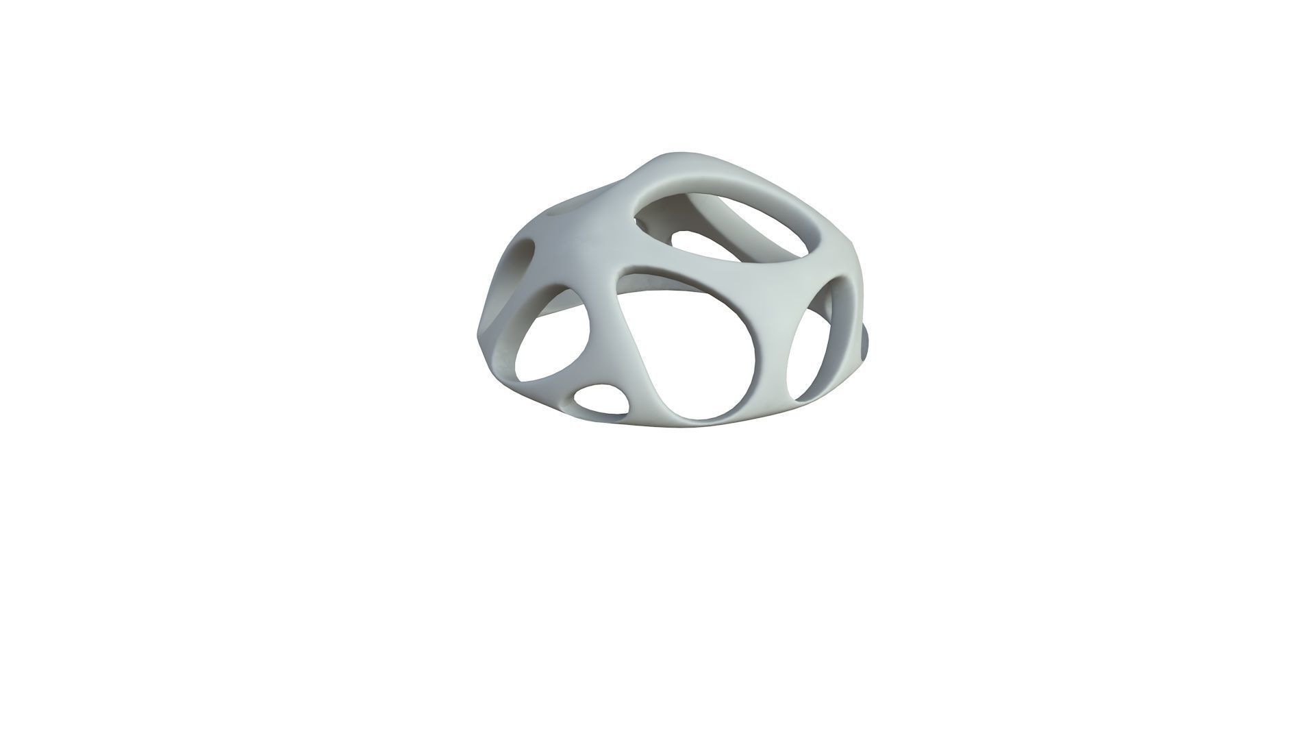 SciFi Cube Object No 49472 Low Poly Shape Low-poly 3D model_4