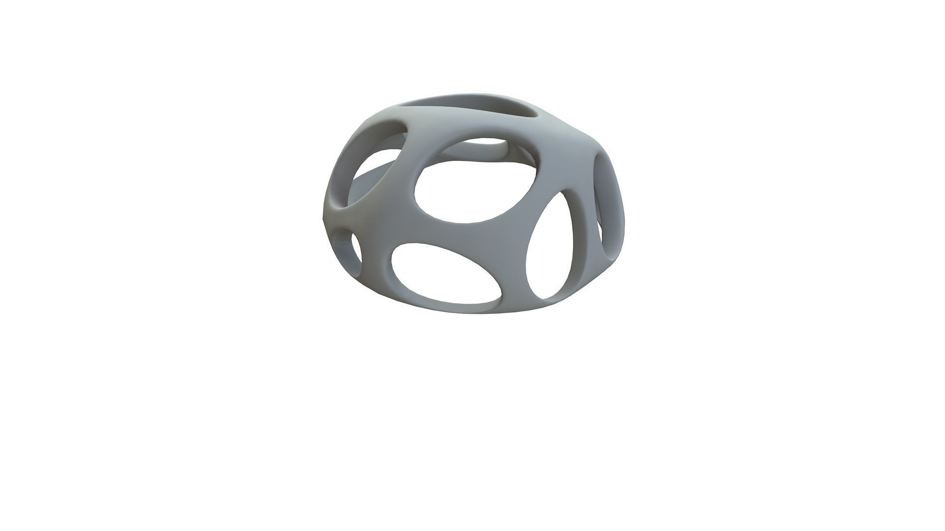 SciFi Cube Object No 49472 Low Poly Shape Low-poly 3D model_13