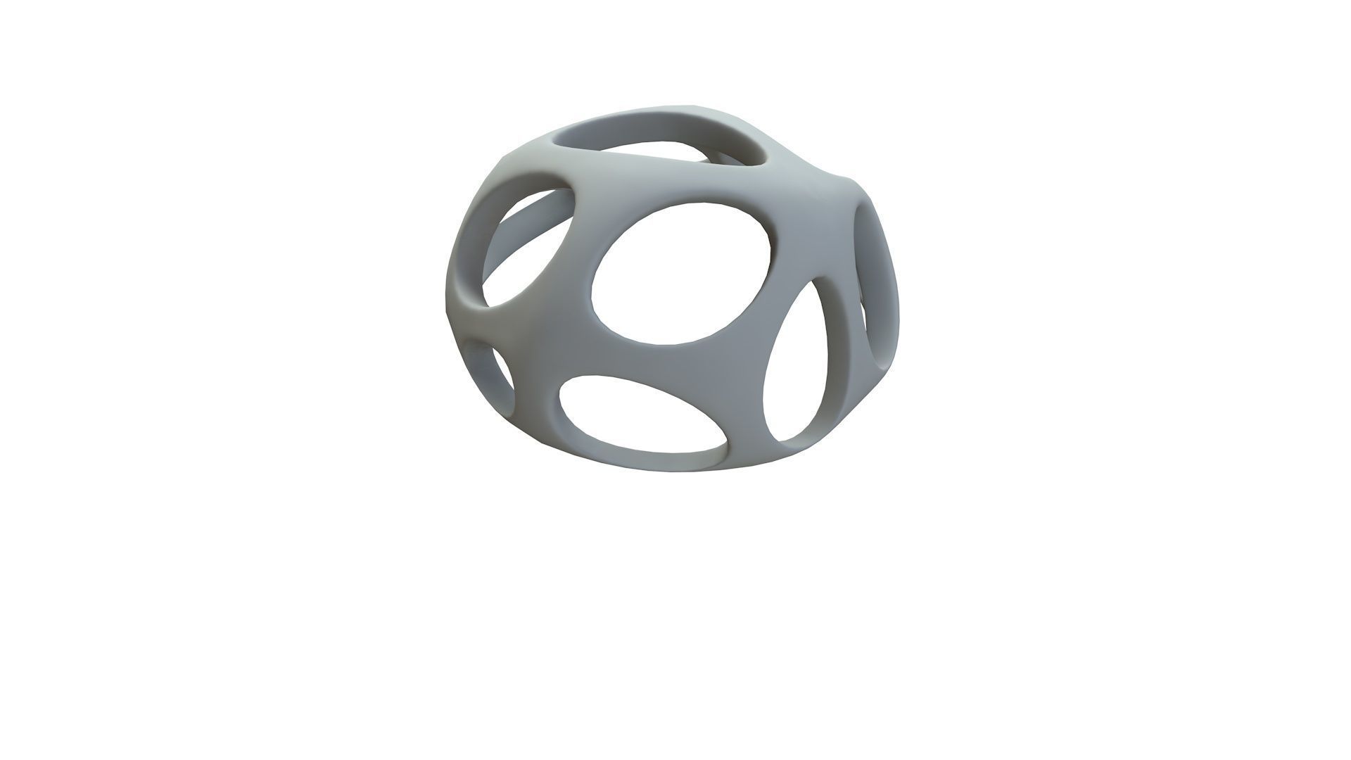 SciFi Cube Object No 49472 Low Poly Shape Low-poly 3D model_14