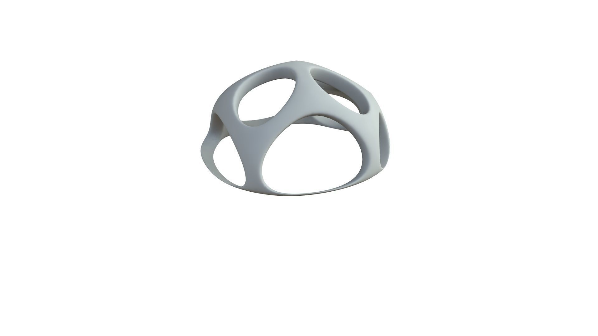 SciFi Cube Object No 49461 Low Poly Shape Low-poly 3D model_6