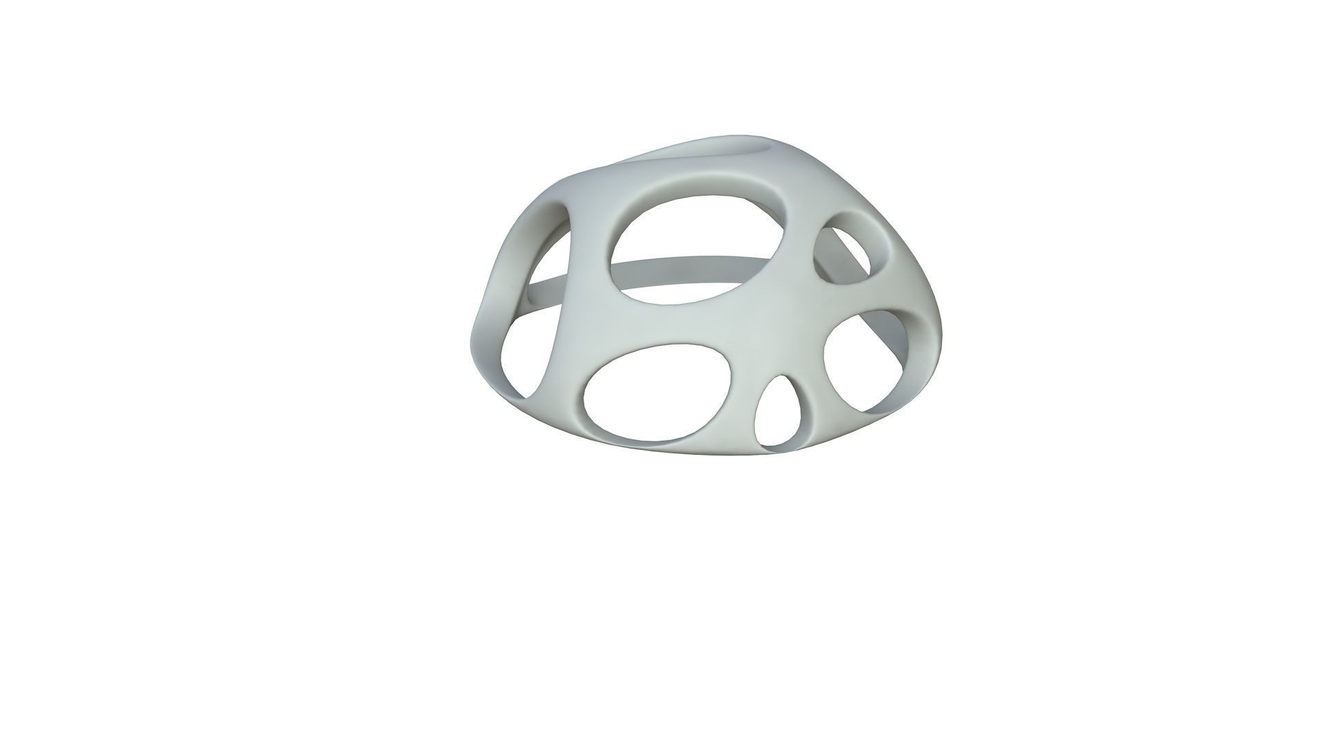 SciFi Cube Object No 49461 Low Poly Shape Low-poly 3D model_2