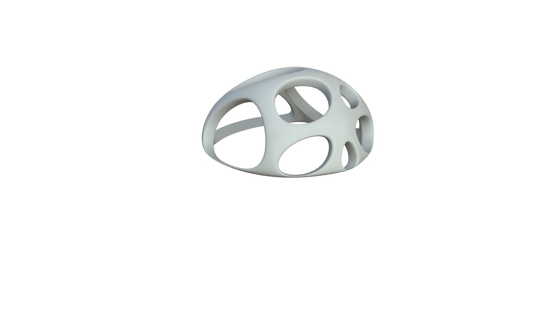 SciFi Cube Object No 49461 Low Poly Shape Low-poly 3D model_3