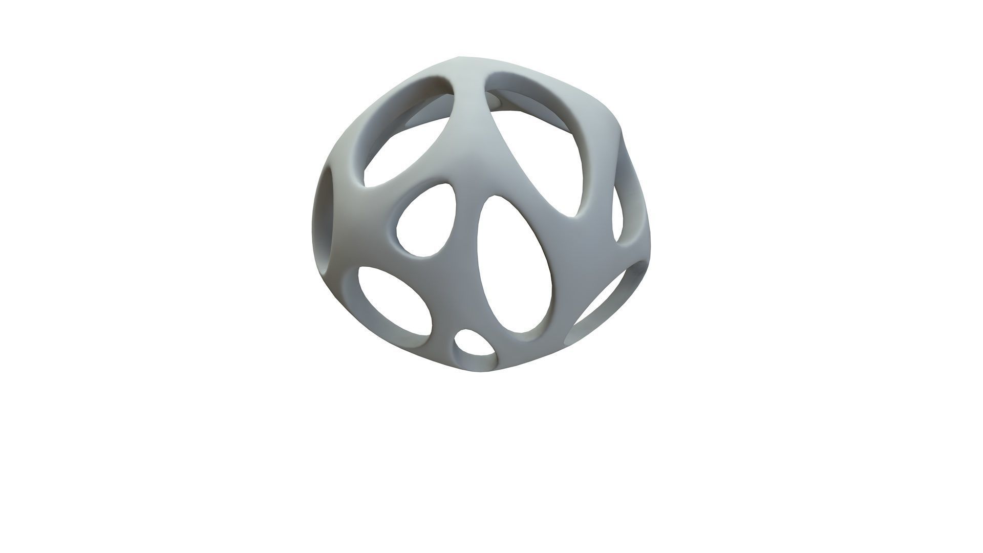 SciFi Cube Object No 49147 Low Poly Shape Low-poly 3D model_17