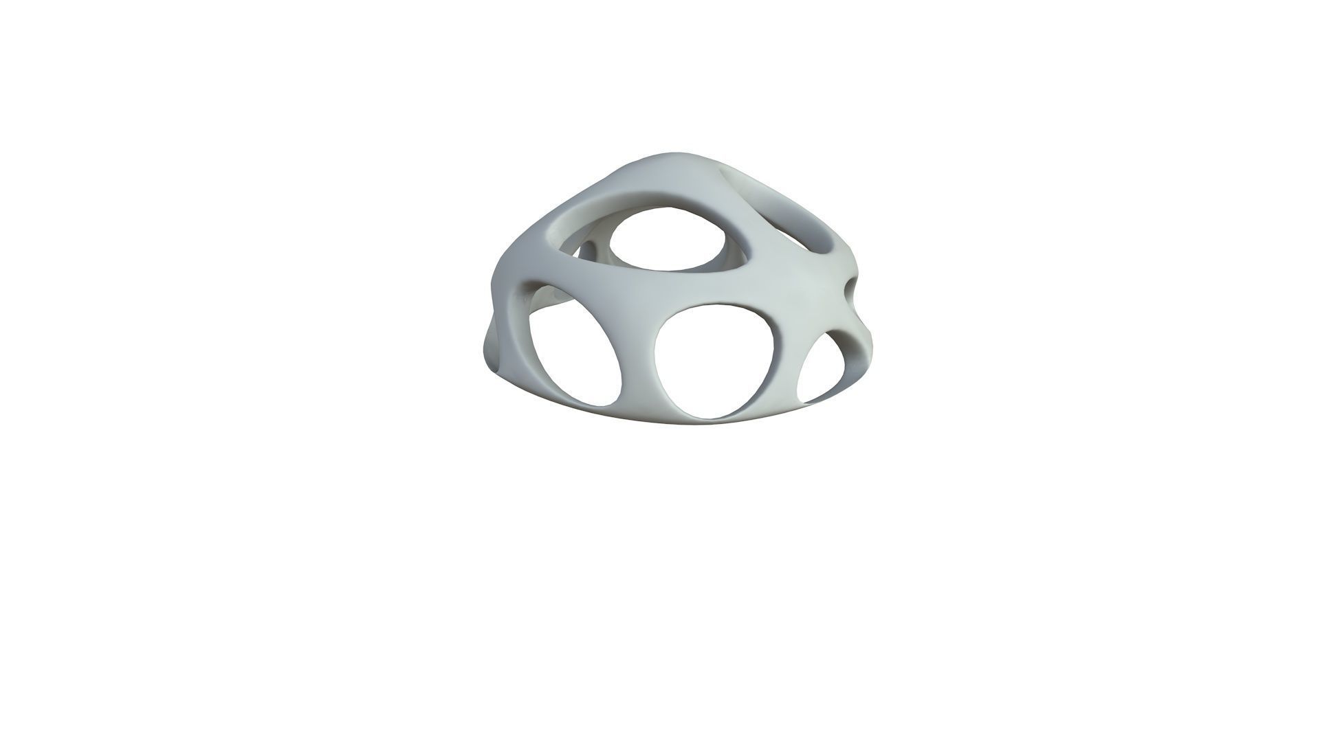 SciFi Cube Object No 49147 Low Poly Shape Low-poly 3D model_4