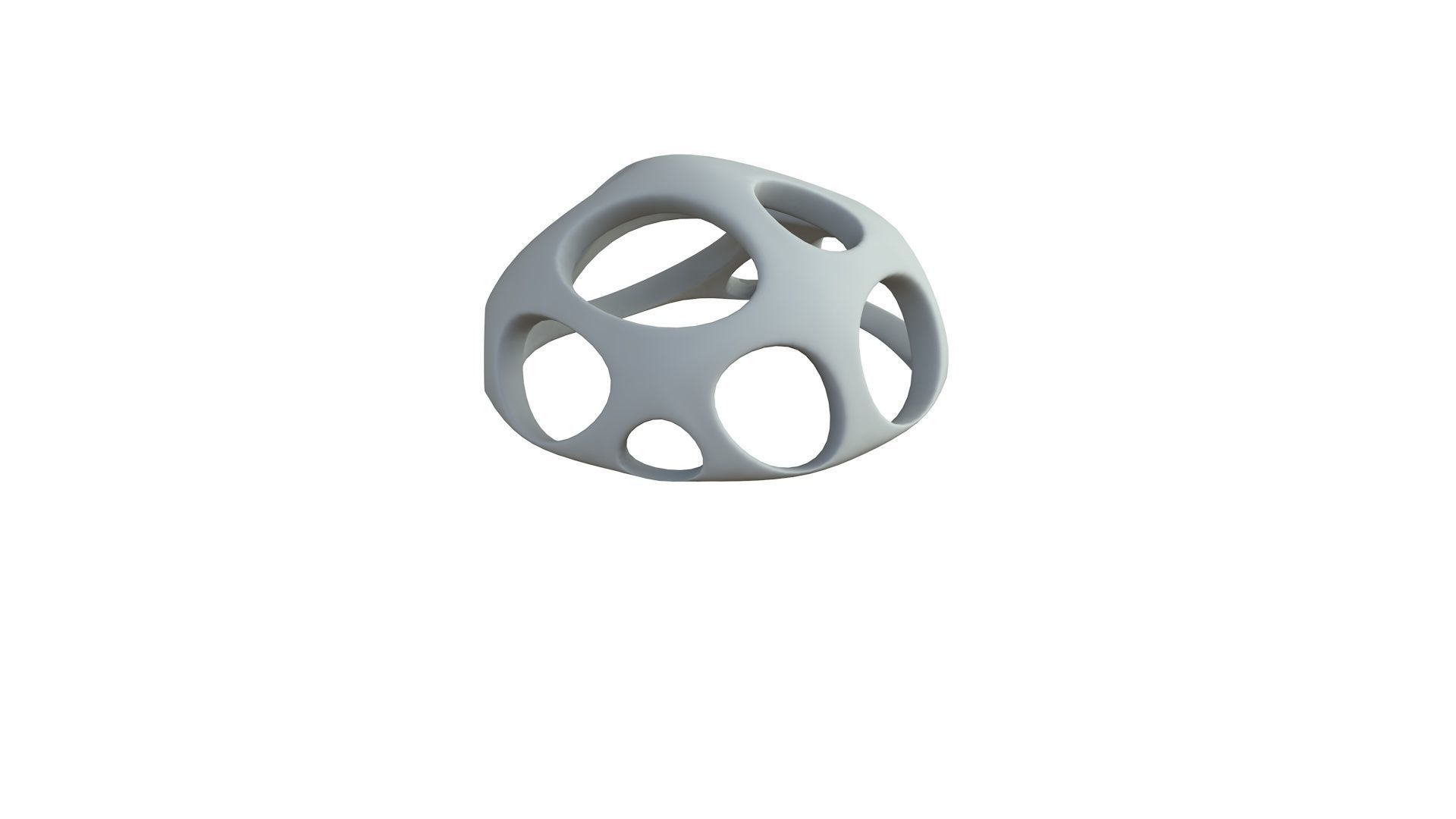 SciFi Cube Object No 48812 Low Poly Shape Low-poly 3D model_5