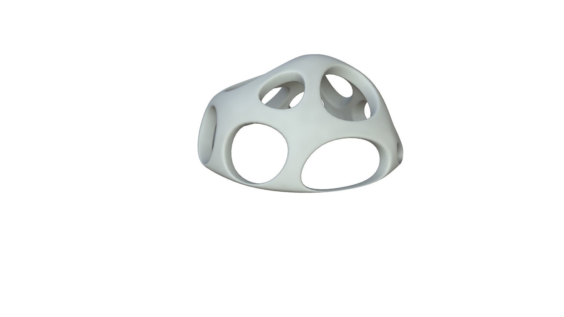 SciFi Cube Object No 48812 Low Poly Shape Low-poly 3D model_2