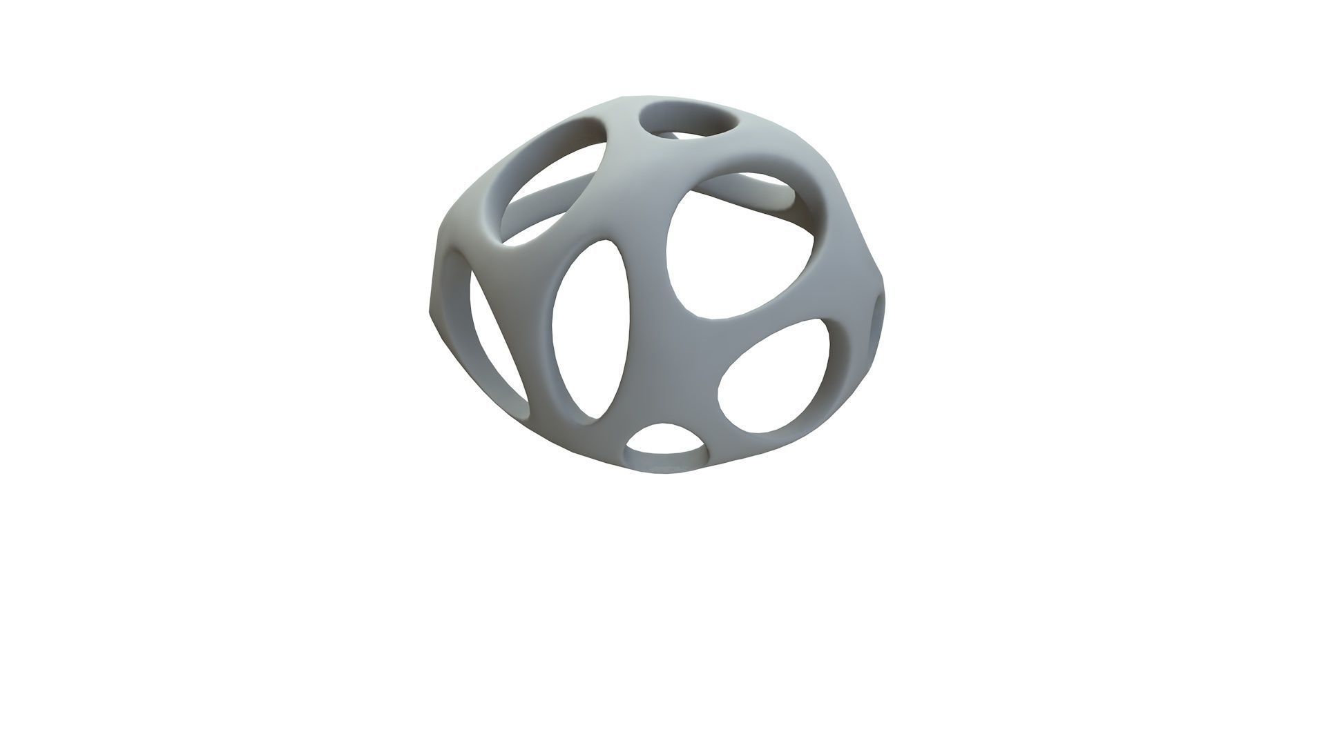 SciFi Cube Object No 48812 Low Poly Shape Low-poly 3D model_14