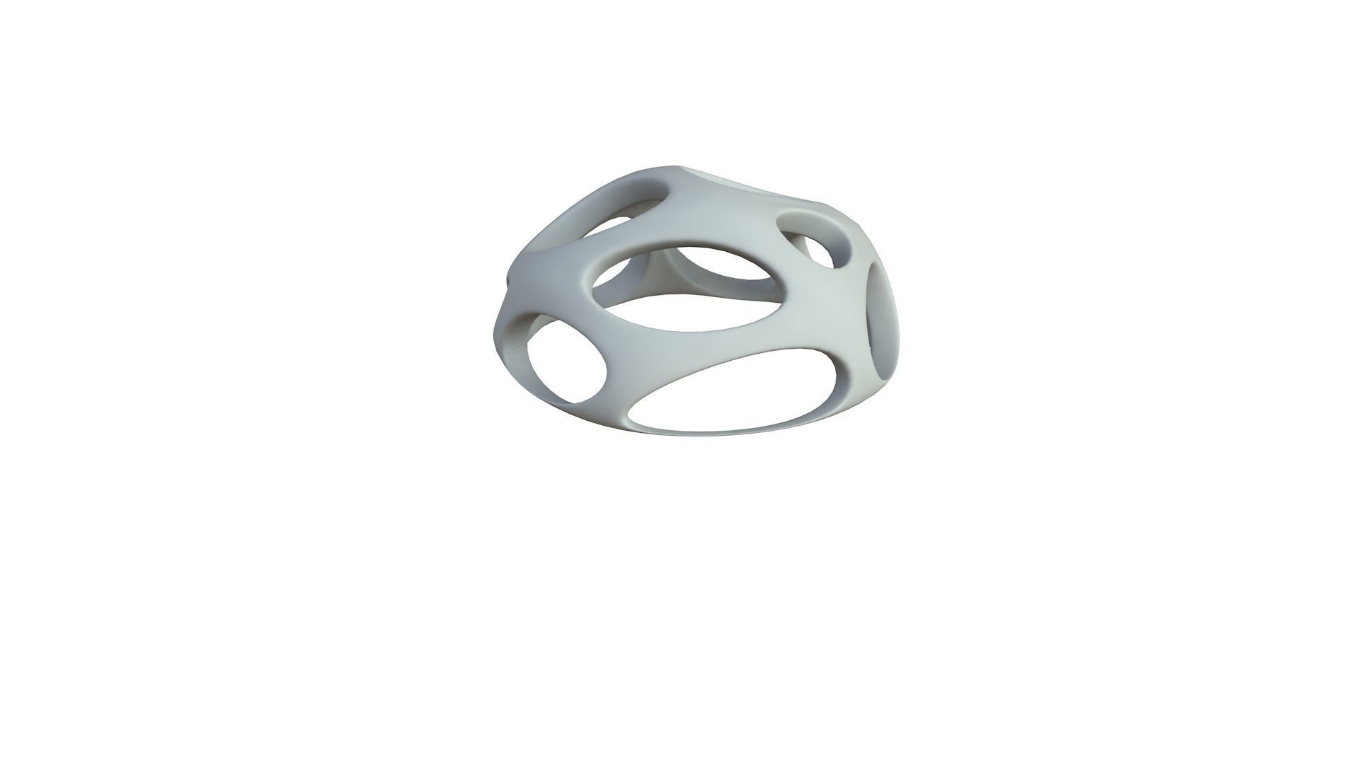 SciFi Cube Object No 48723 Low Poly Shape Low-poly 3D model_4