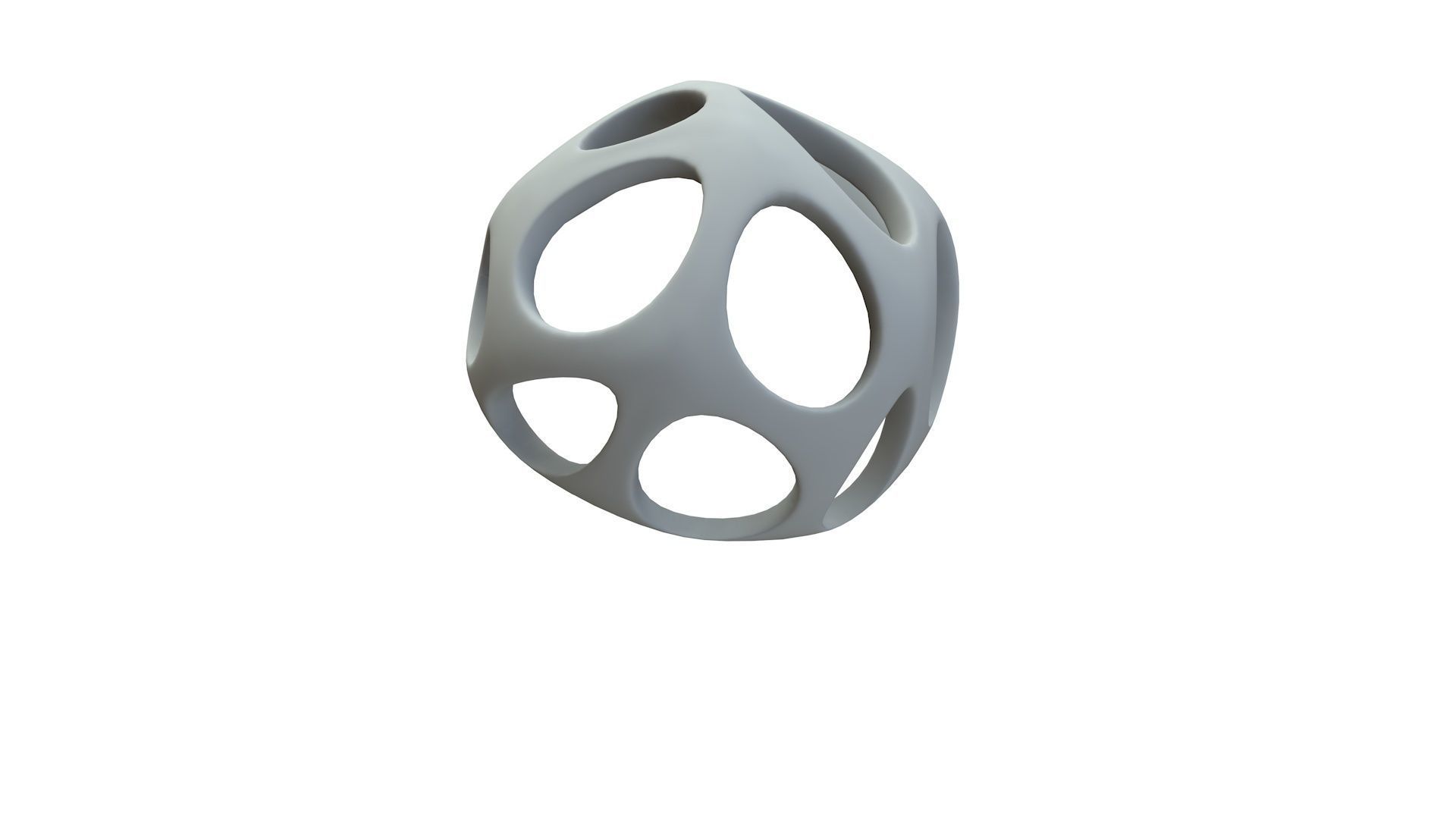 SciFi Cube Object No 48723 Low Poly Shape Low-poly 3D model_17