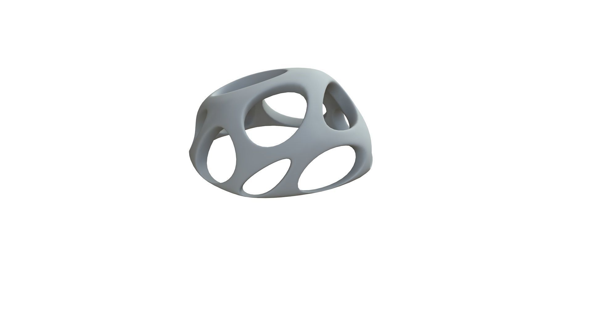 SciFi Cube Object No 48723 Low Poly Shape Low-poly 3D model_9