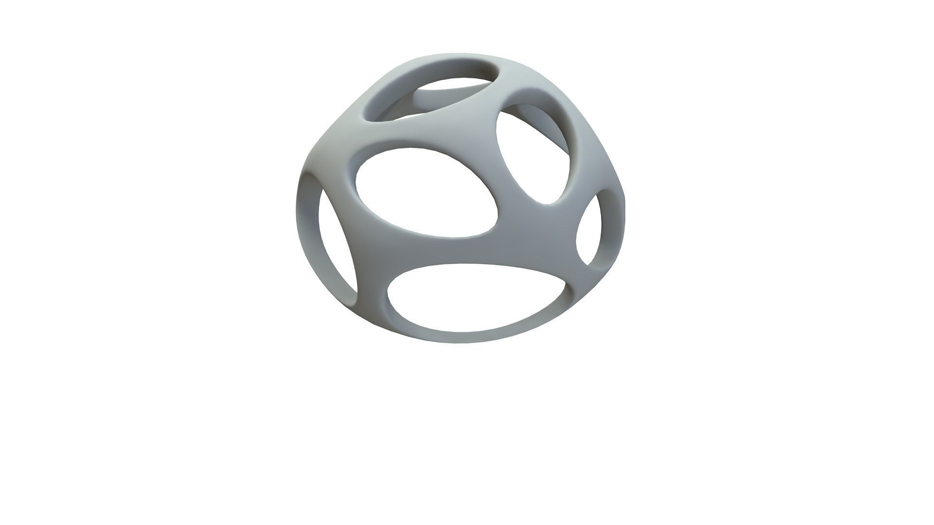 SciFi Cube Object No 48315 Low Poly Shape Low-poly 3D model_16