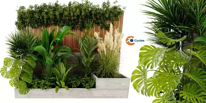 Collection plant vol 467 - blender model 