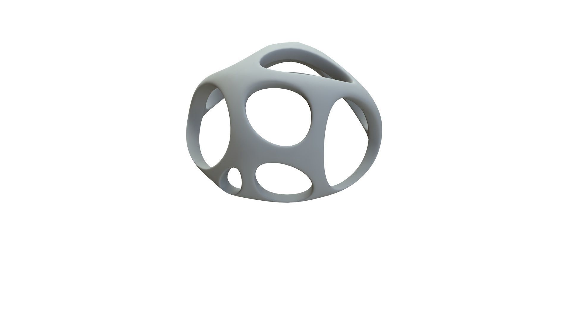 SciFi Cube Object No 47957 Low Poly Shape Low-poly 3D model_14