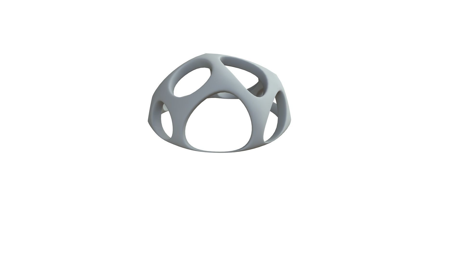 SciFi Cube Object No 47957 Low Poly Shape Low-poly 3D model_8