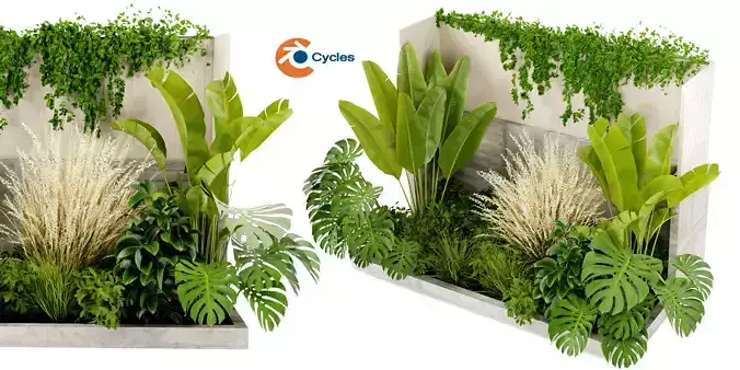 Collection plant vol 468 - blender model 