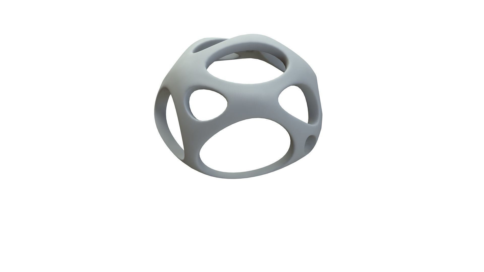 SciFi Cube Object No 47918 Low Poly Shape Low-poly 3D model_15