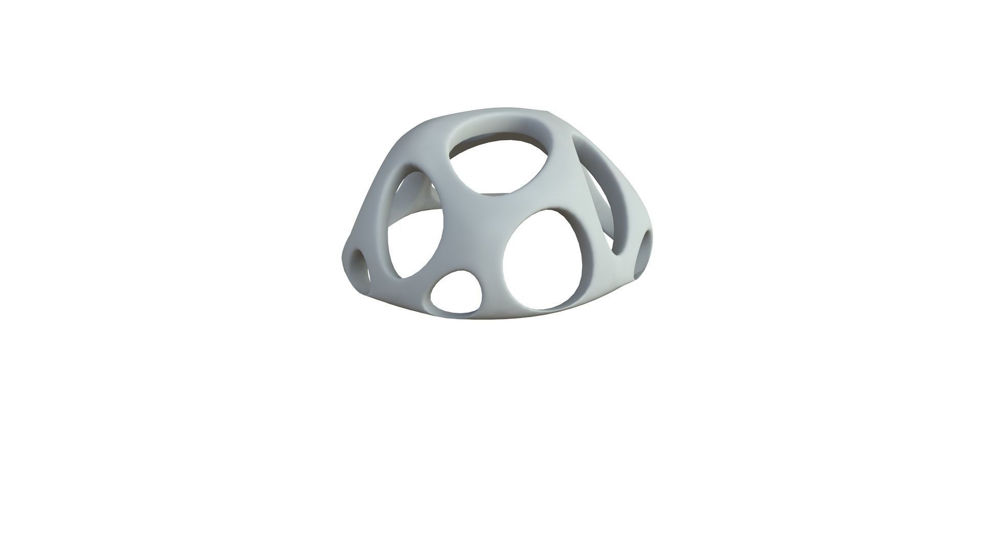 SciFi Cube Object No 47918 Low Poly Shape Low-poly 3D model_5