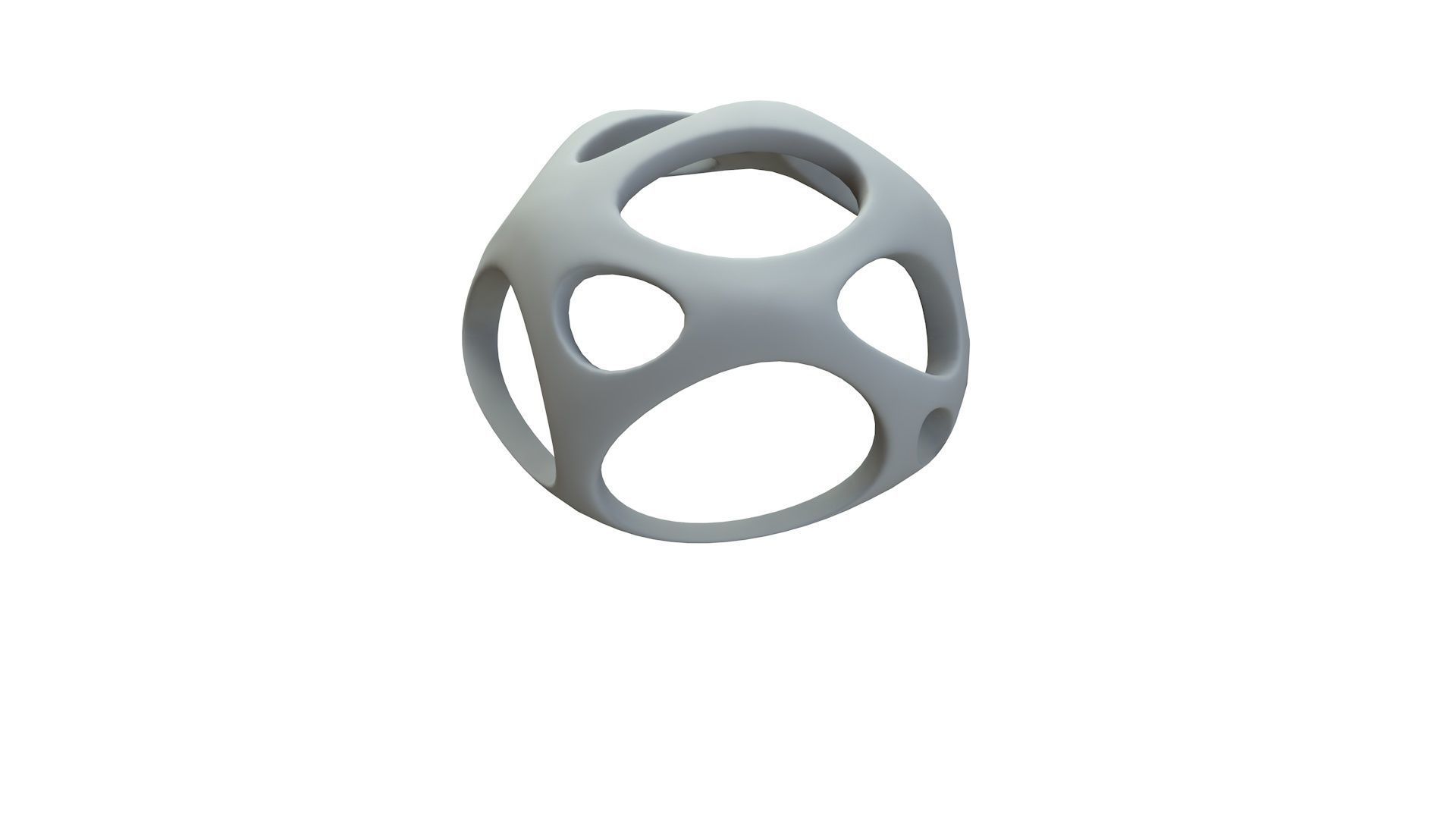 SciFi Cube Object No 47918 Low Poly Shape Low-poly 3D model_17